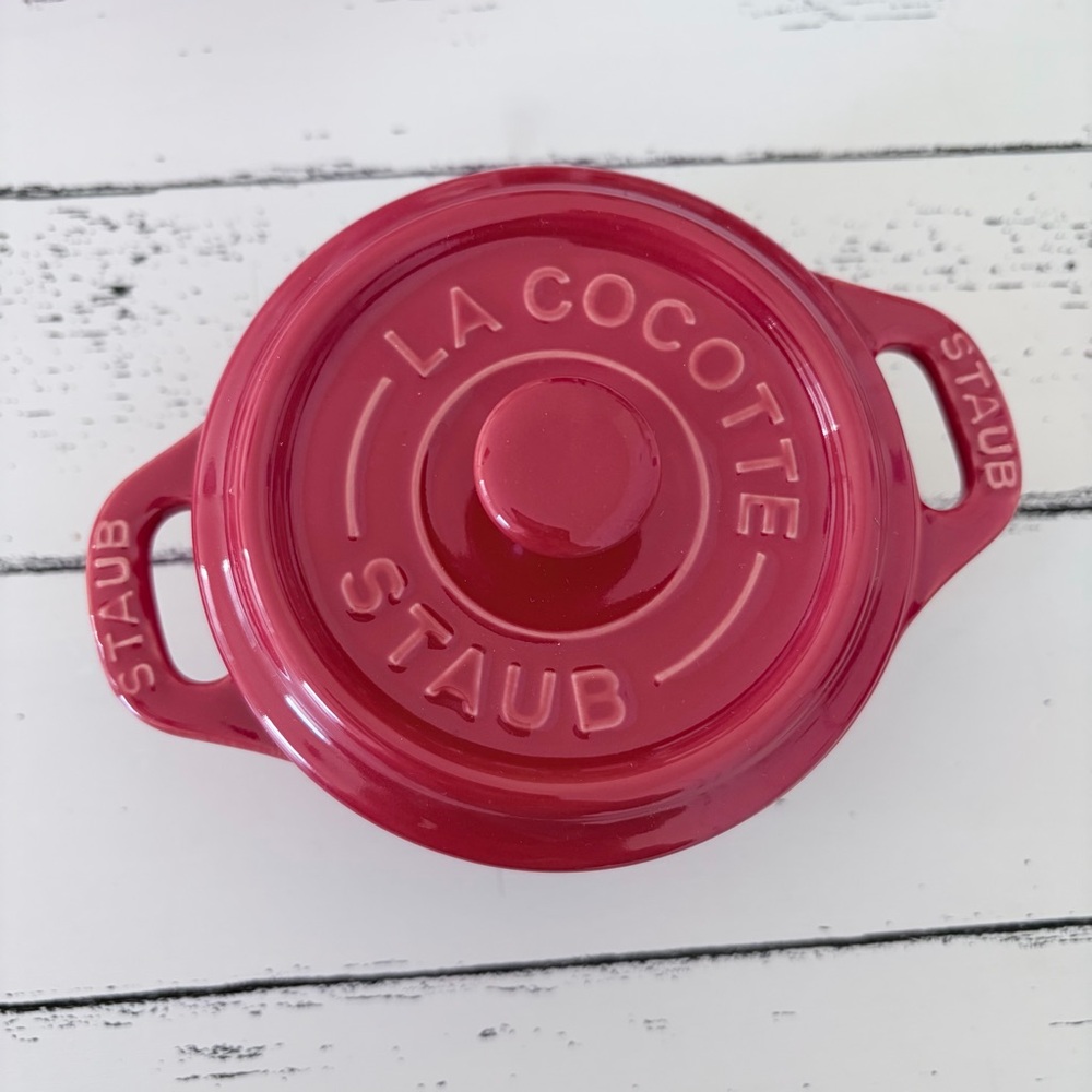 Staub Cherry Red Dutch Oven Mini Cocotte